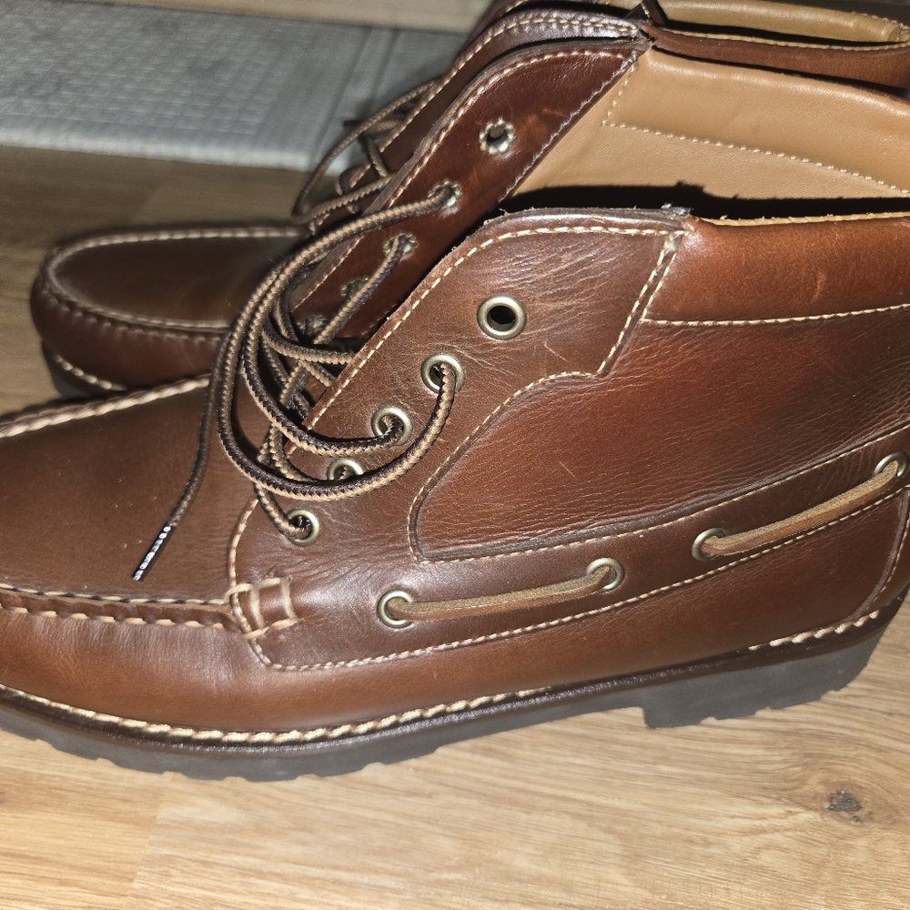 J. Crew Chestnut Leather Boots